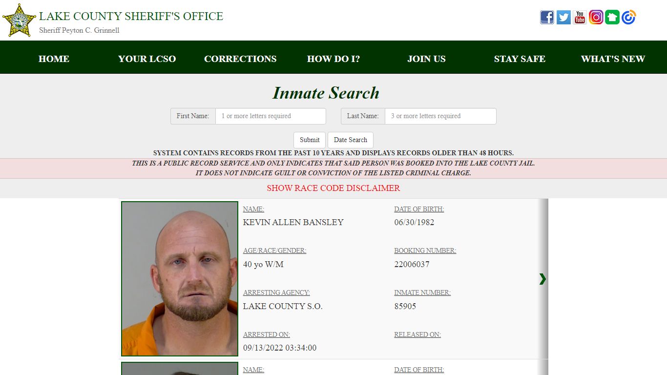 Lake County Sheriff's Office